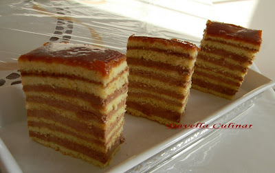 Gâteau DOBOS /  Prajitura DOBOS (postare reluata cu reteta)