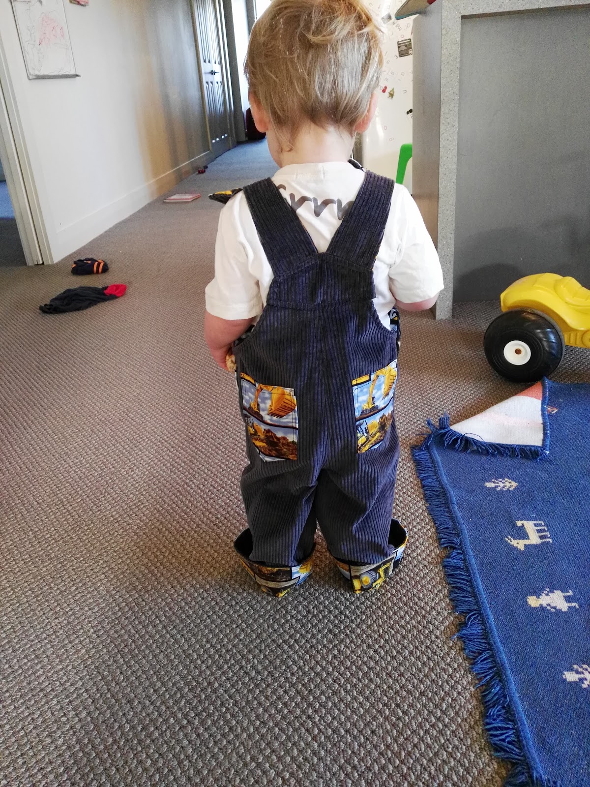 What Bronte Made Next Little boy dungarees