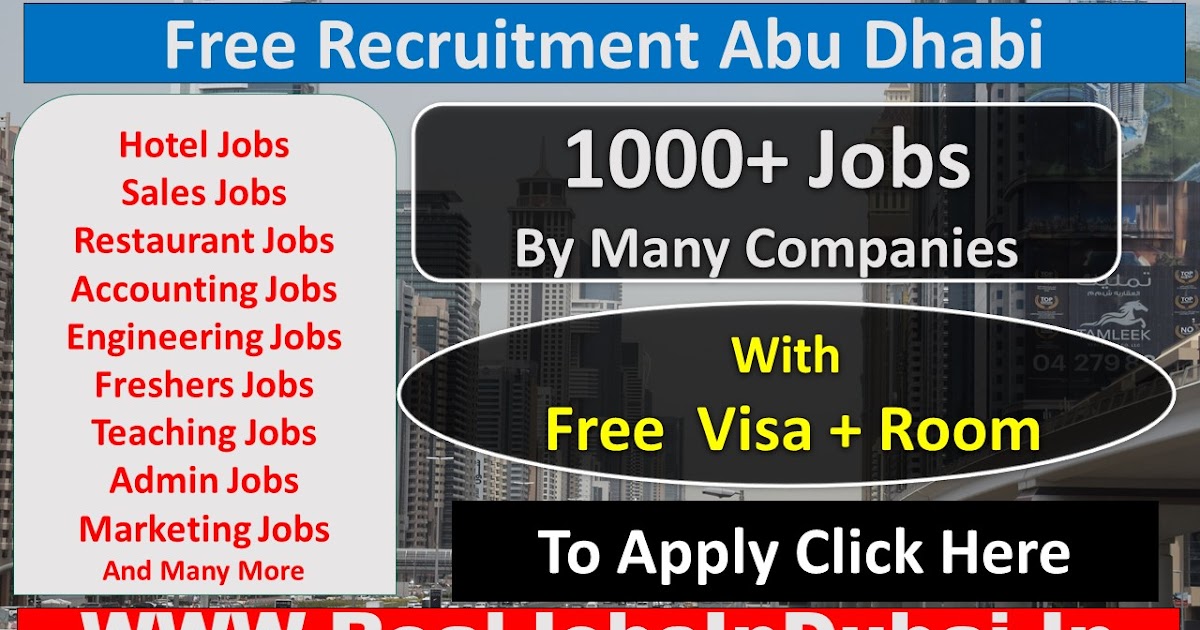 Jobs In Abu Dhabi Uae 2021