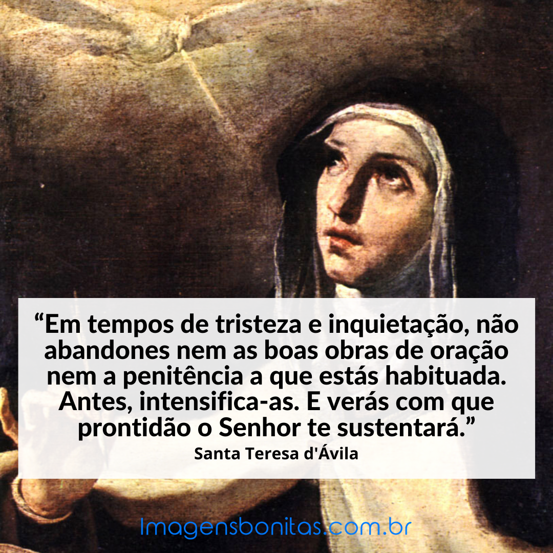 Download Preghiera Santa Teresa D Avila Frasi PNG