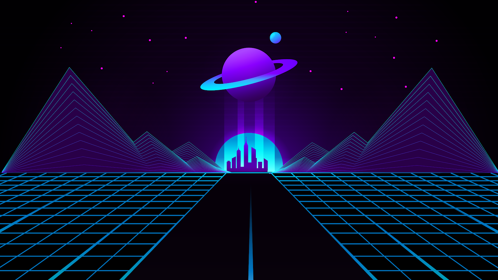 toplist RETRO WAVE OUTRUN WALLPAPER HD FOR DESKTOP