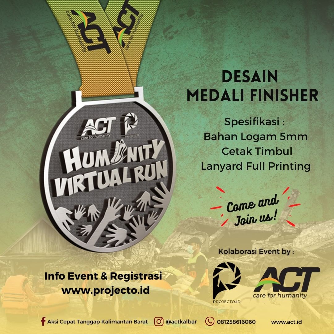 Medali 🔍 Humanity Virtual Run • 2021 Medali 🏅 Humanity Virtual Run • 2021