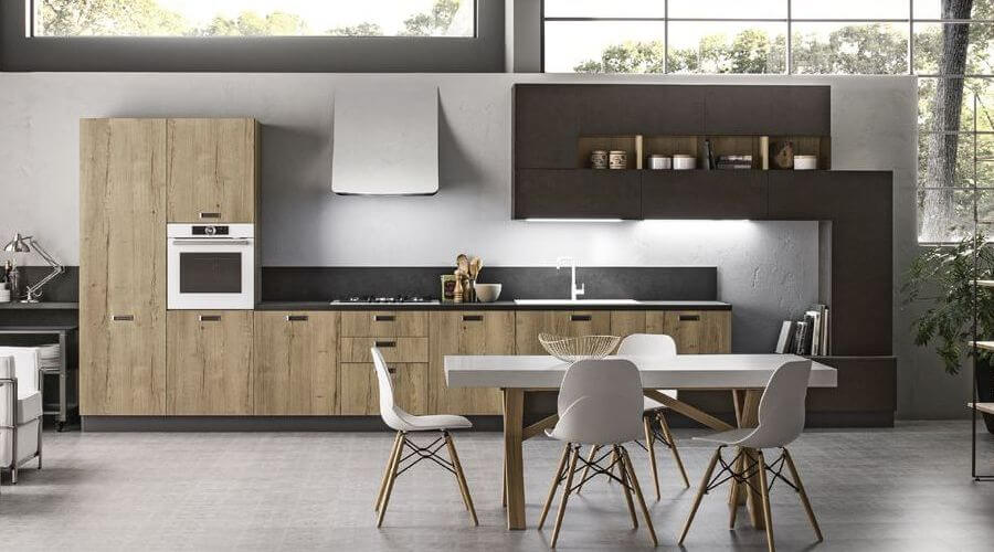 La cocina lineal: ideas para una composición perfecta - Cocinas con estilo