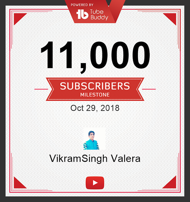 Thank you Very Much For 11,000+ Subscribers❤❤