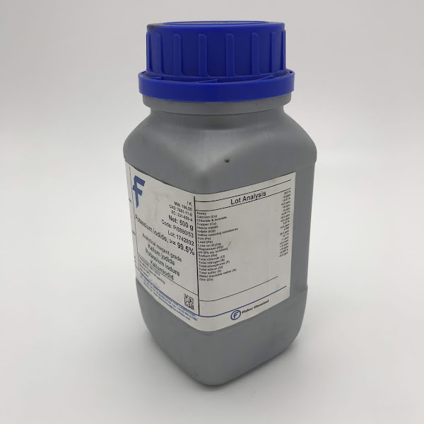 Potassium Iodide 99.5 (AR, Fisher)