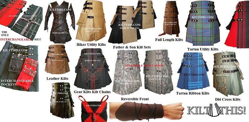 kilt types