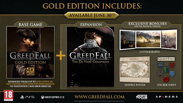 الإعلان رسمياً عن نسخة لعبة Greedfall لأجهزة PS5 و Xbox Series و مفاجأة رائعة من المطورين للاعبين