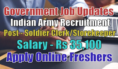 Indian Army Recruitment 2020