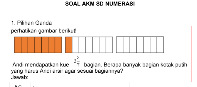 Contoh Soal Akm Numerasi Kelas 5 Sd Lengkap Dengan Pembahasannya