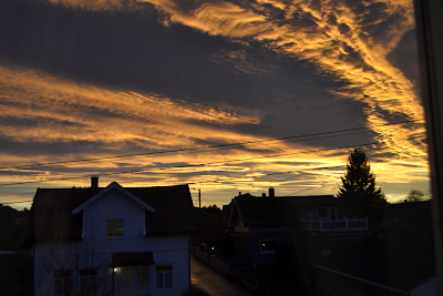 norweski zachód słońca