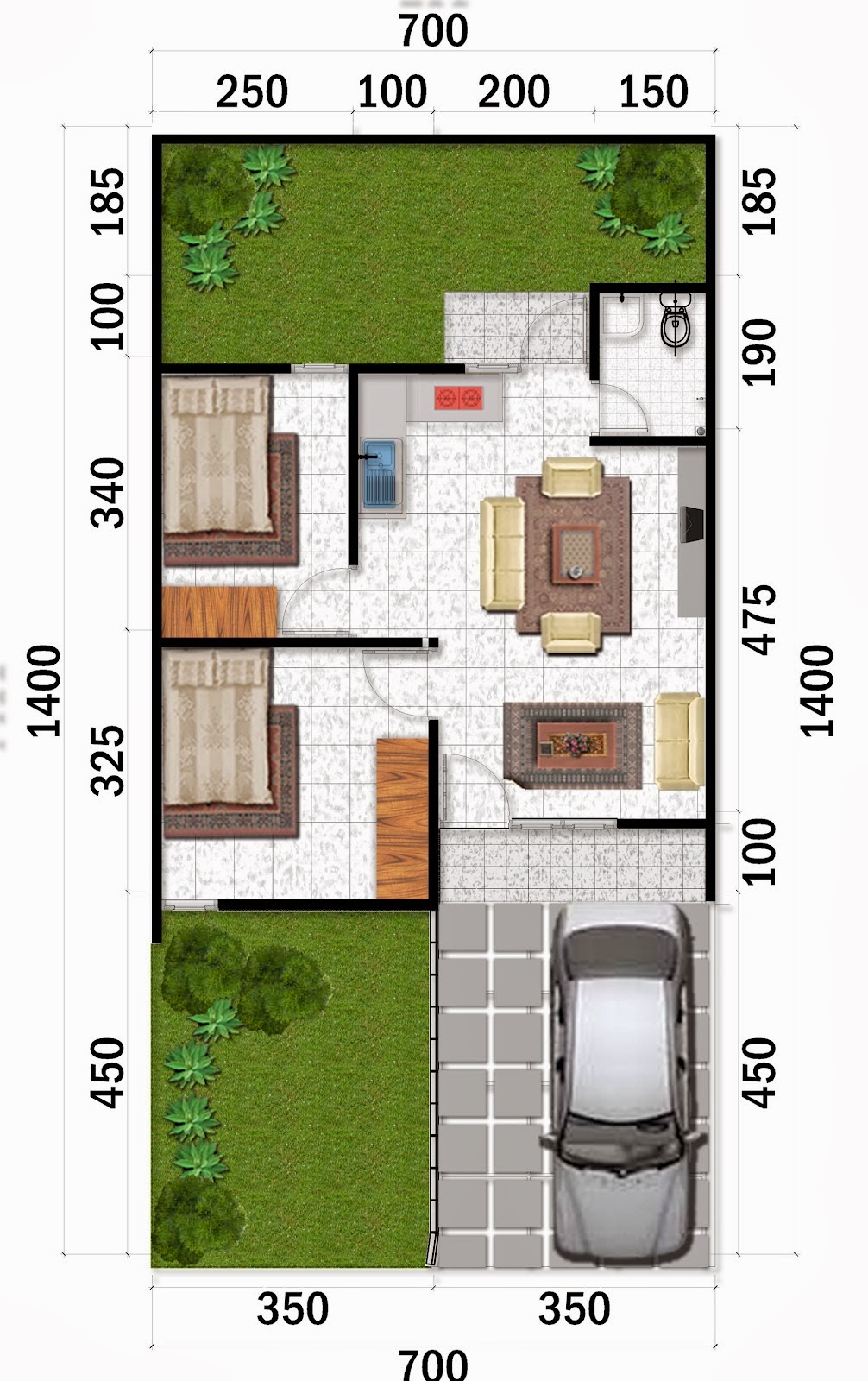 Desain Rumah Minimalis Idaman: Model dan Denah Rumah Minimalis