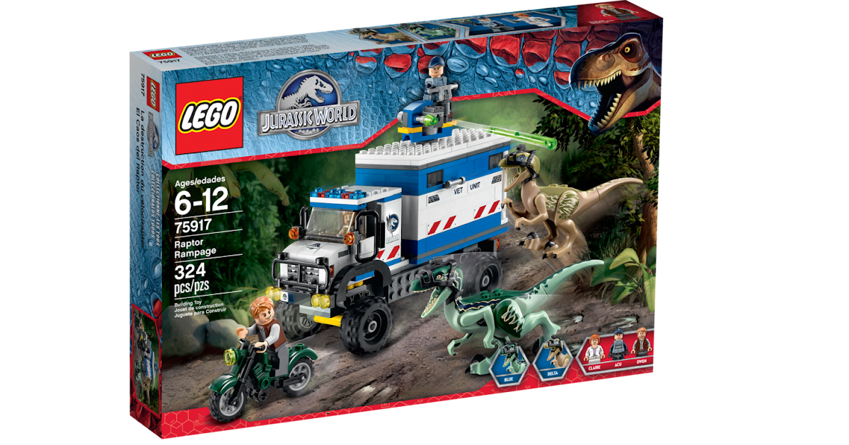 BRICKWOLFCAMPUS LEGO JURASSIC WORLD 75917 RAPTOR RAMPAGE 75918 brickwolfcampus-lego-jurassic-world-75917-raptor-rampage-75918