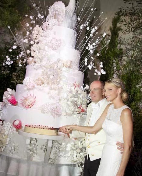 Casamento Real - Principe Alberto ♥ Charlene Wittstock Bolo2 - Casamento Real - Principe Alberto ♥ Charlene Wittstock