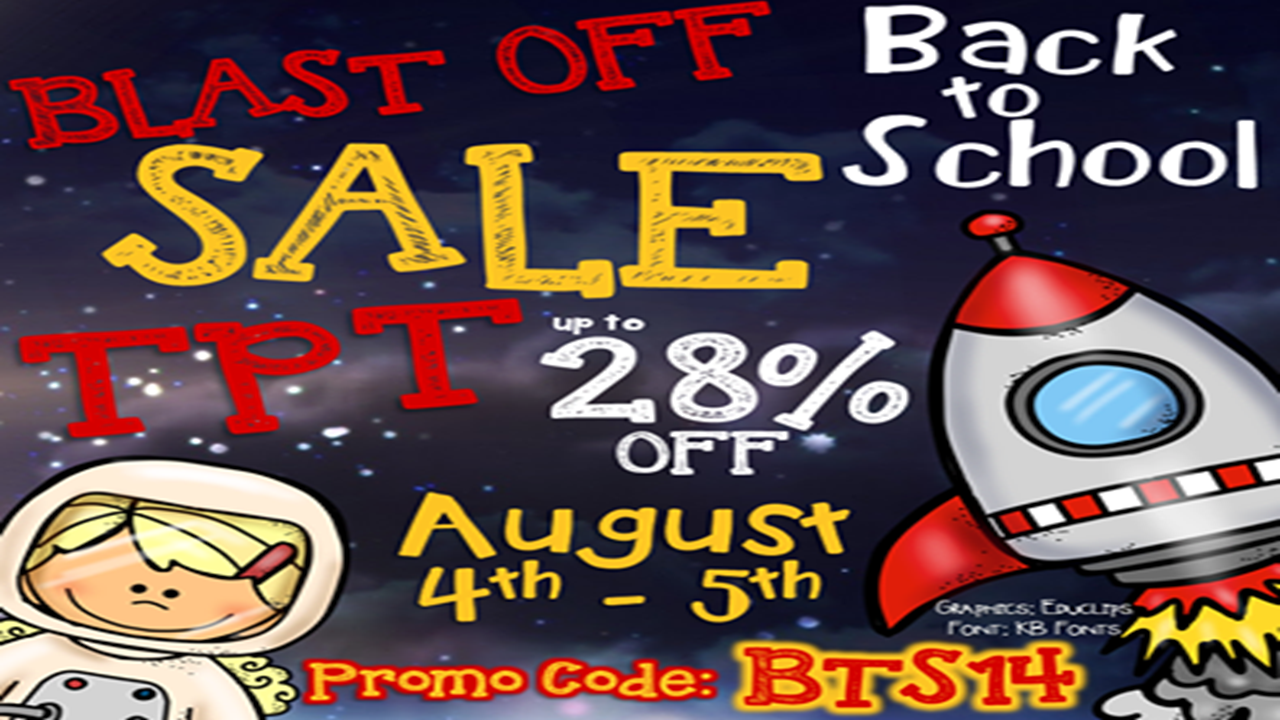 BLASTING OFF WITH THE TpT BACKTOSCHOOL SALE! Stories and Songs in