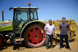 Pulse vegetables harvester. Old Lenz mower