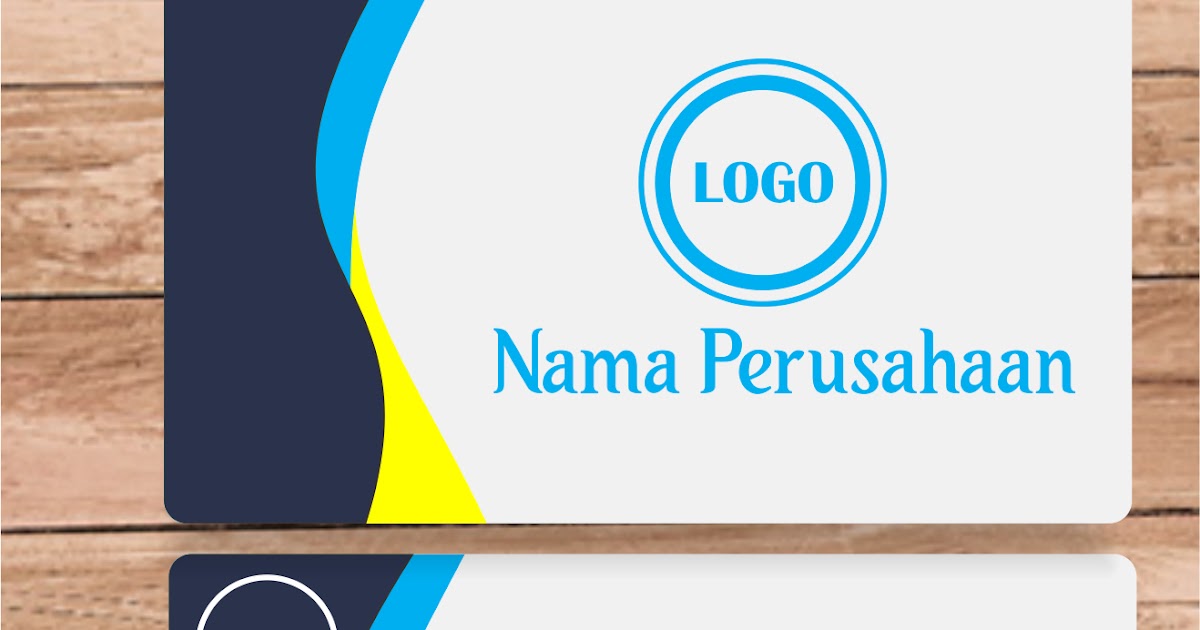 Download Desain Kartu Nama Elegan CDR Versi 1 - Goliketrik
