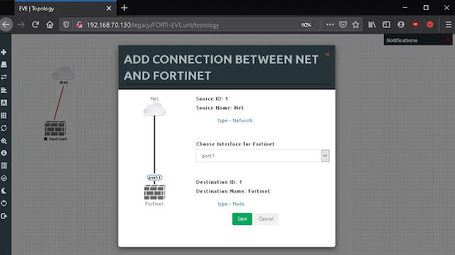 How to access Fortigate Web Interface in EVE-NG Lab Using DHCP and Static mode