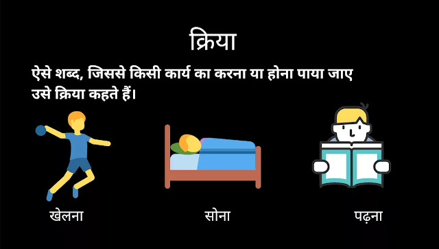 KRIYA (क्रिया) In Hindi Grammar verb in Hindi, KRiya kise kahte hain, kriya ke udaahran, kriya ki paribhasha, क्रिया की परिभाषा , definition of verb