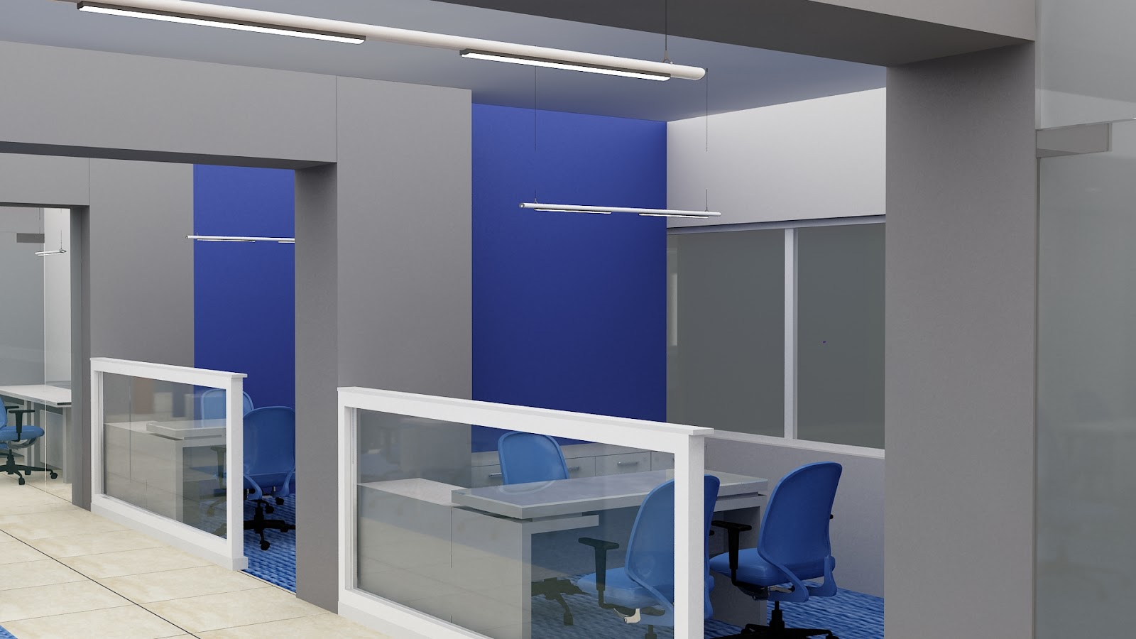 ARCHITECTURE VISUALIZER MUTUAL FUND OFFICE INTERIOR