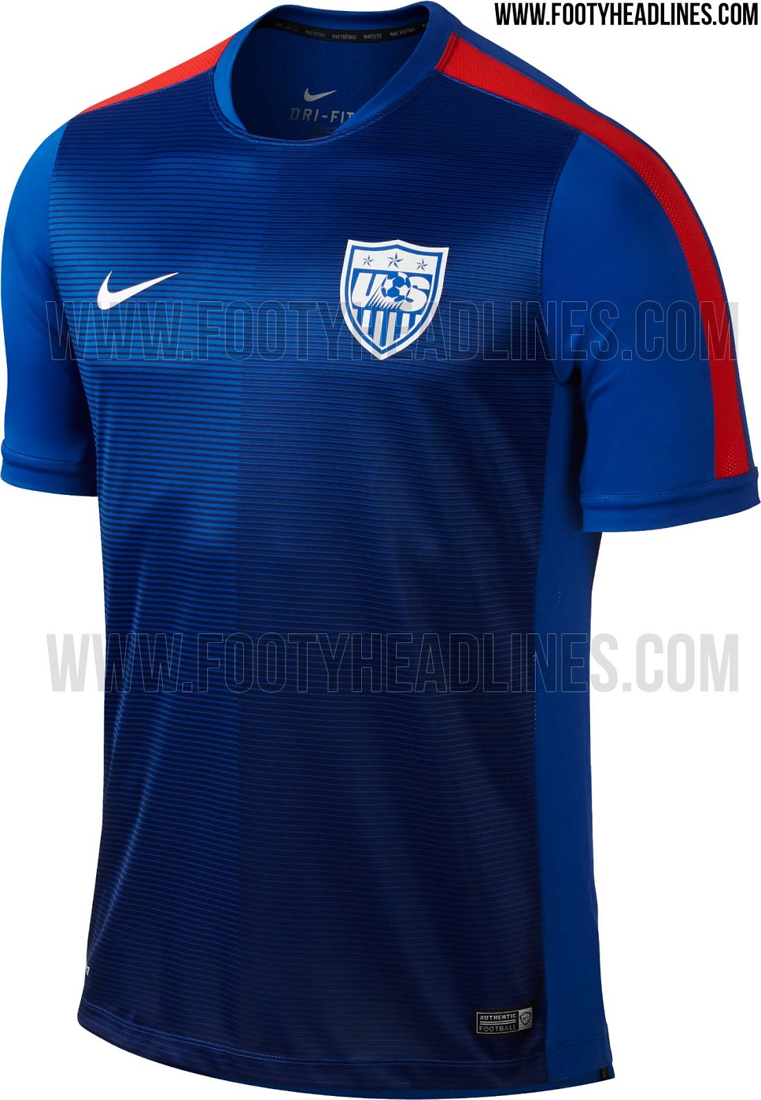 USA 2015 Pre-Match and Training Shirts Released - Footy Headlines