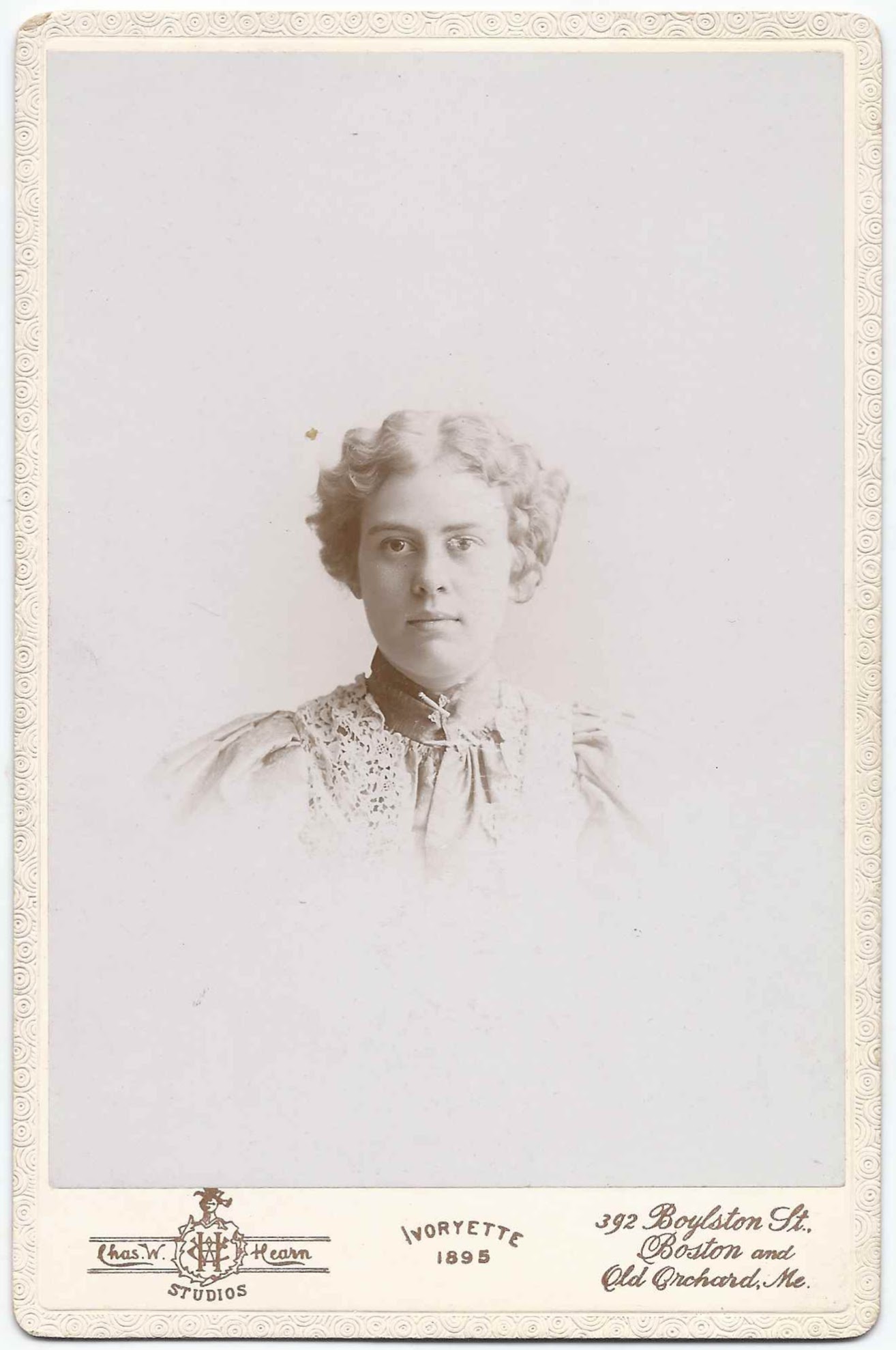 Heirlooms Reunited 1895 Graduation Photograph of Ethel Louise Parker