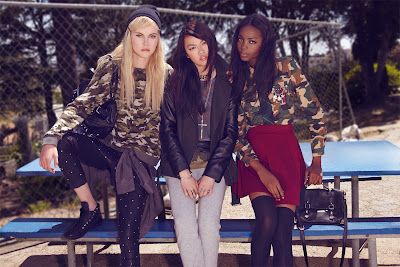 punk fashion, back to school fashion, forever 21 ad campaign, bad girls at school