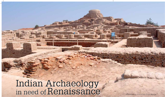 Who introduced stratigraphy in indian archaeology?