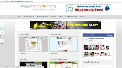 blogger template blog