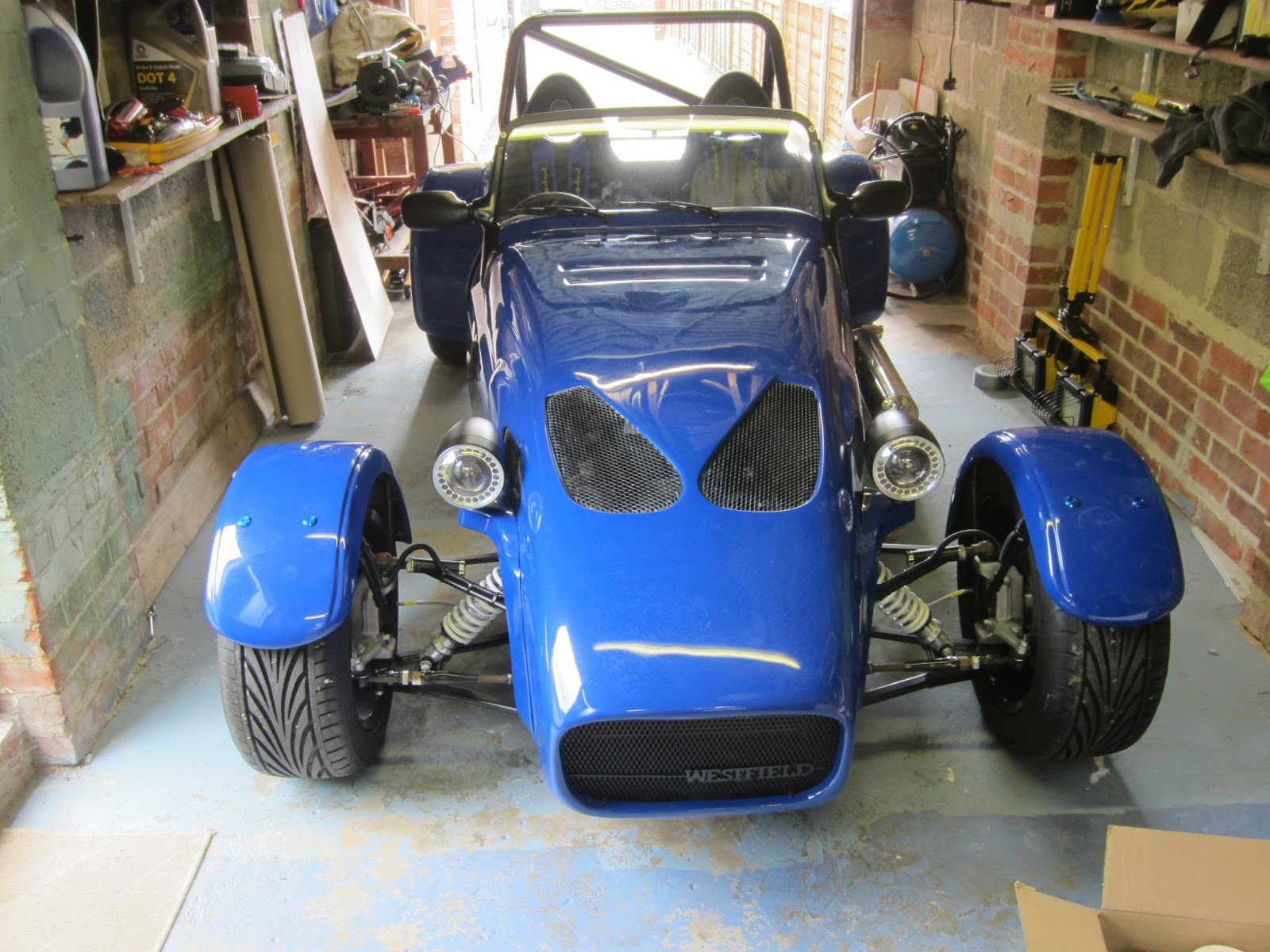Keiths Westfield Kit Car Start of the finishing touches