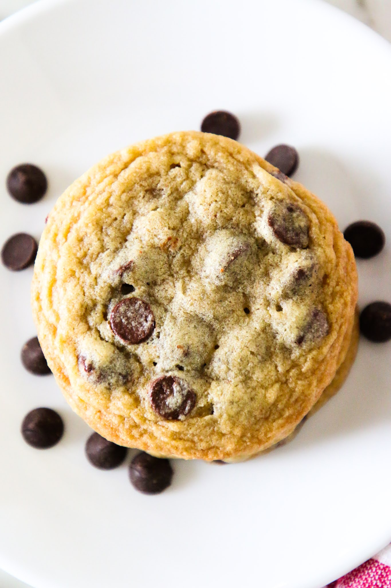 One Chocolate Chip Cookie Recipe - Single Serving Cookie