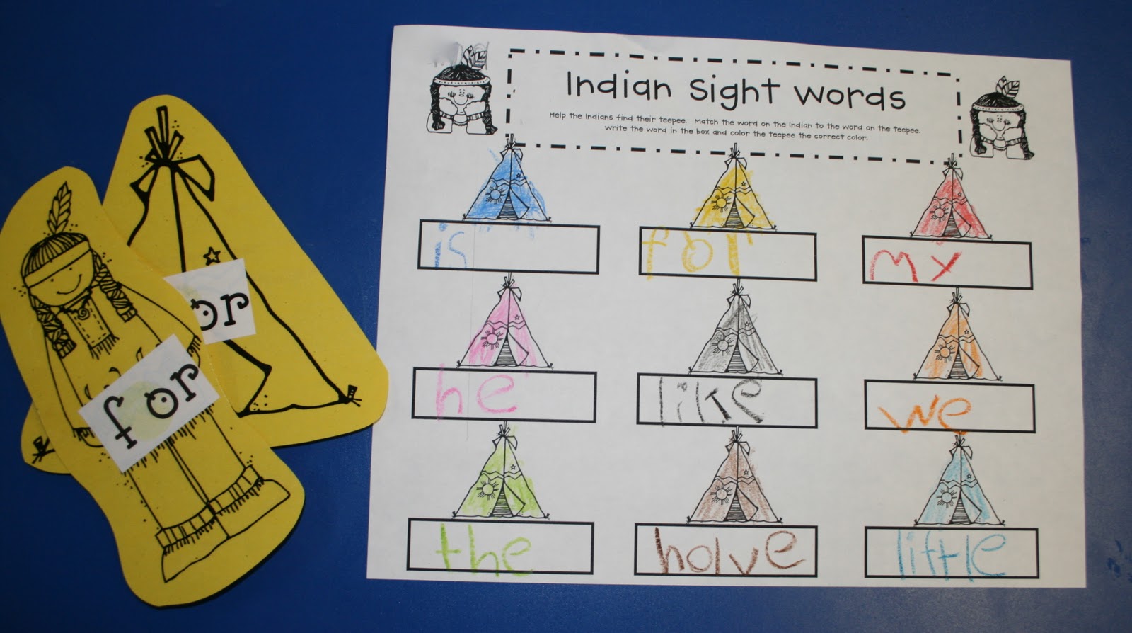 Native American Kindergarten Activities