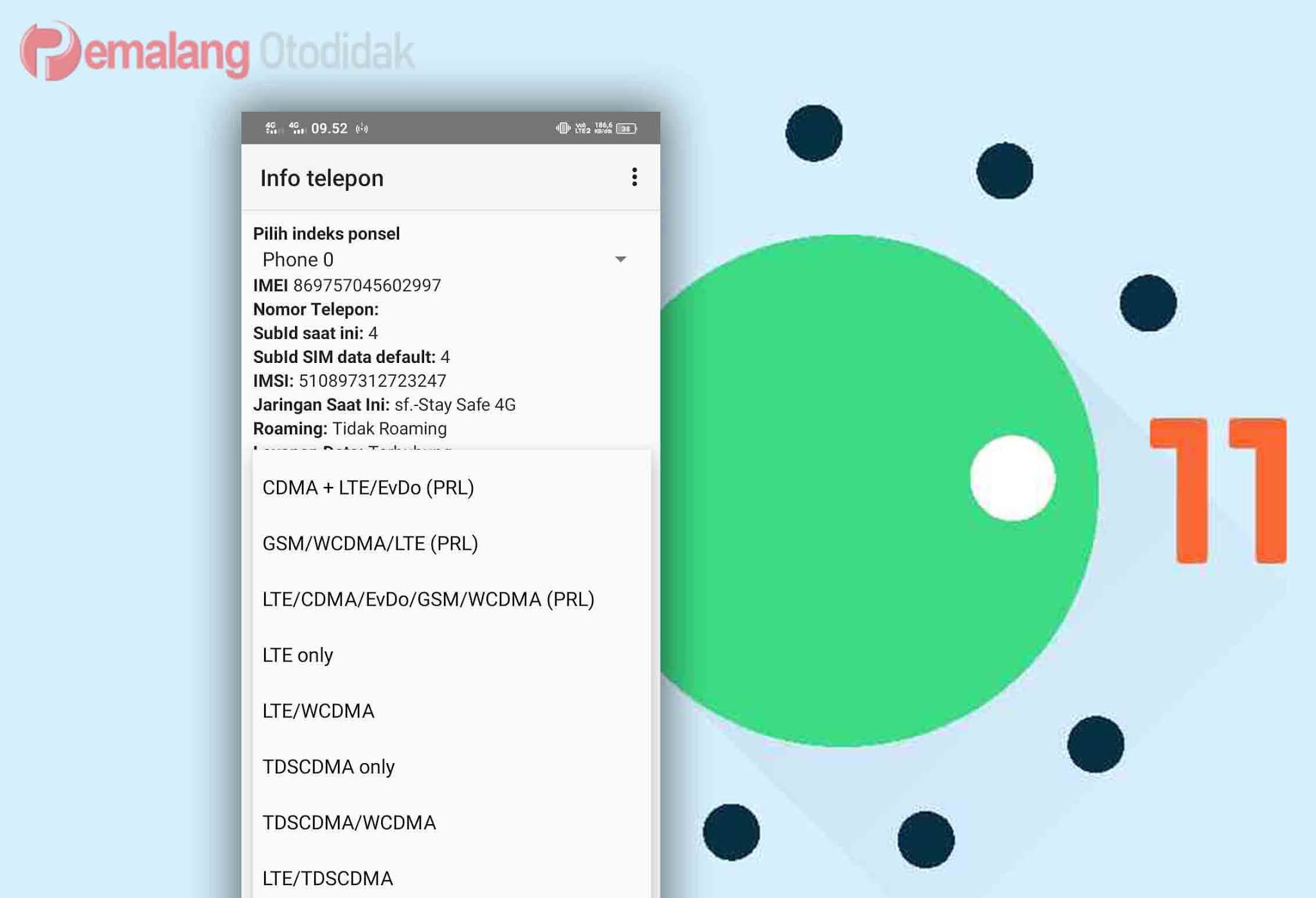 Cara Lock 4G Lte Only Vivo Y12 Android 11 - Pemalang Otodidak