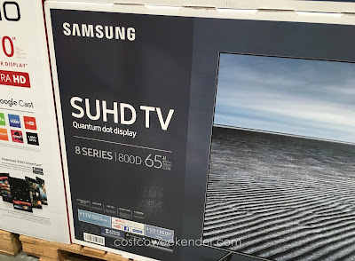 Costco 9650800 - Samsung UN65KS800D 65-inch SUHD LED LCD TV - Take in the elegant design of the SUHD TV with a sleek metallic body and streamlined back that looks stunning from any angle