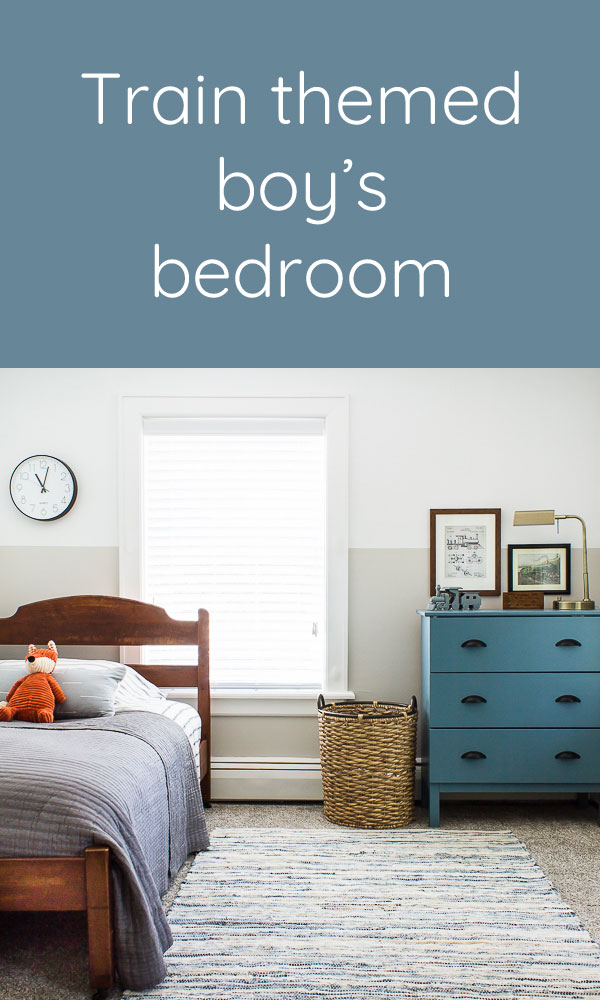 Vintage Train Themed Boys Bedroom The Inspired Hive