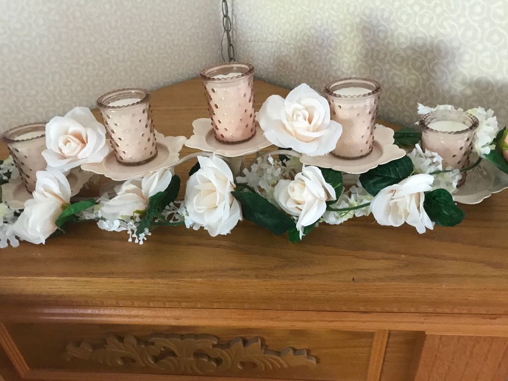 Home Living DIY Floral Garland From Dollar Tree Items