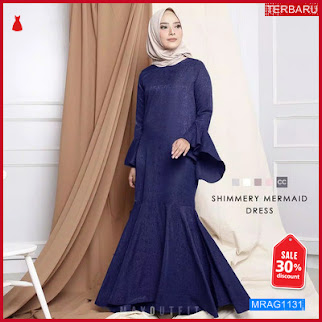 MRAG1131 SET WANITA MERMAID DRESS EMBOSS BARU 2021