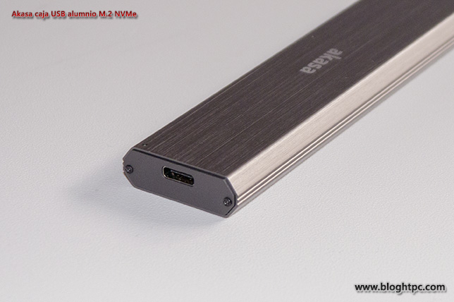 AKASA CAJA USB ALUMINIO PARA SSD M.2 NVMe