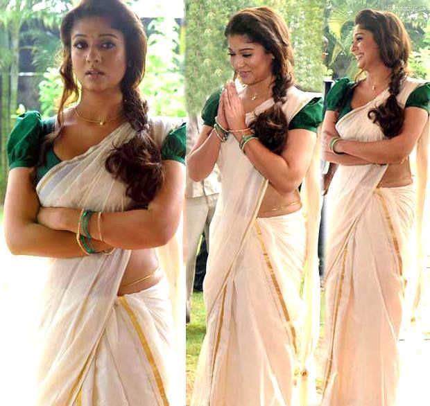 Nayanthara Hot Stills In Saree Photos Indian Actress Wallpapers