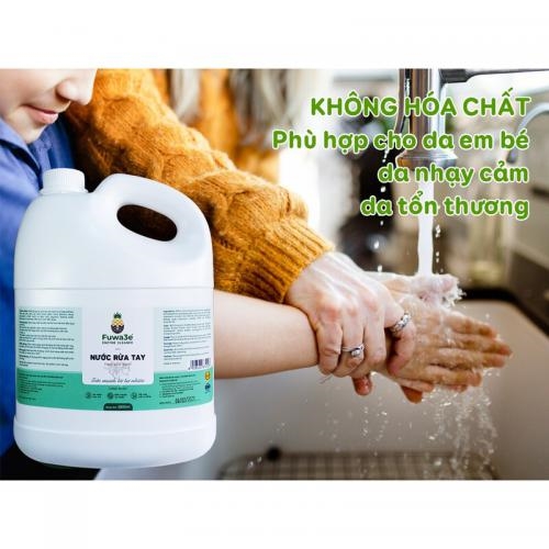 Nước rửa tay sát khuẩn Fuwa3e hữu cơ mùi tinh dầu quýt từ chế phẩm Enzyme sinh học 3.8L 5 f02beb57c 7940 4882 8e3f