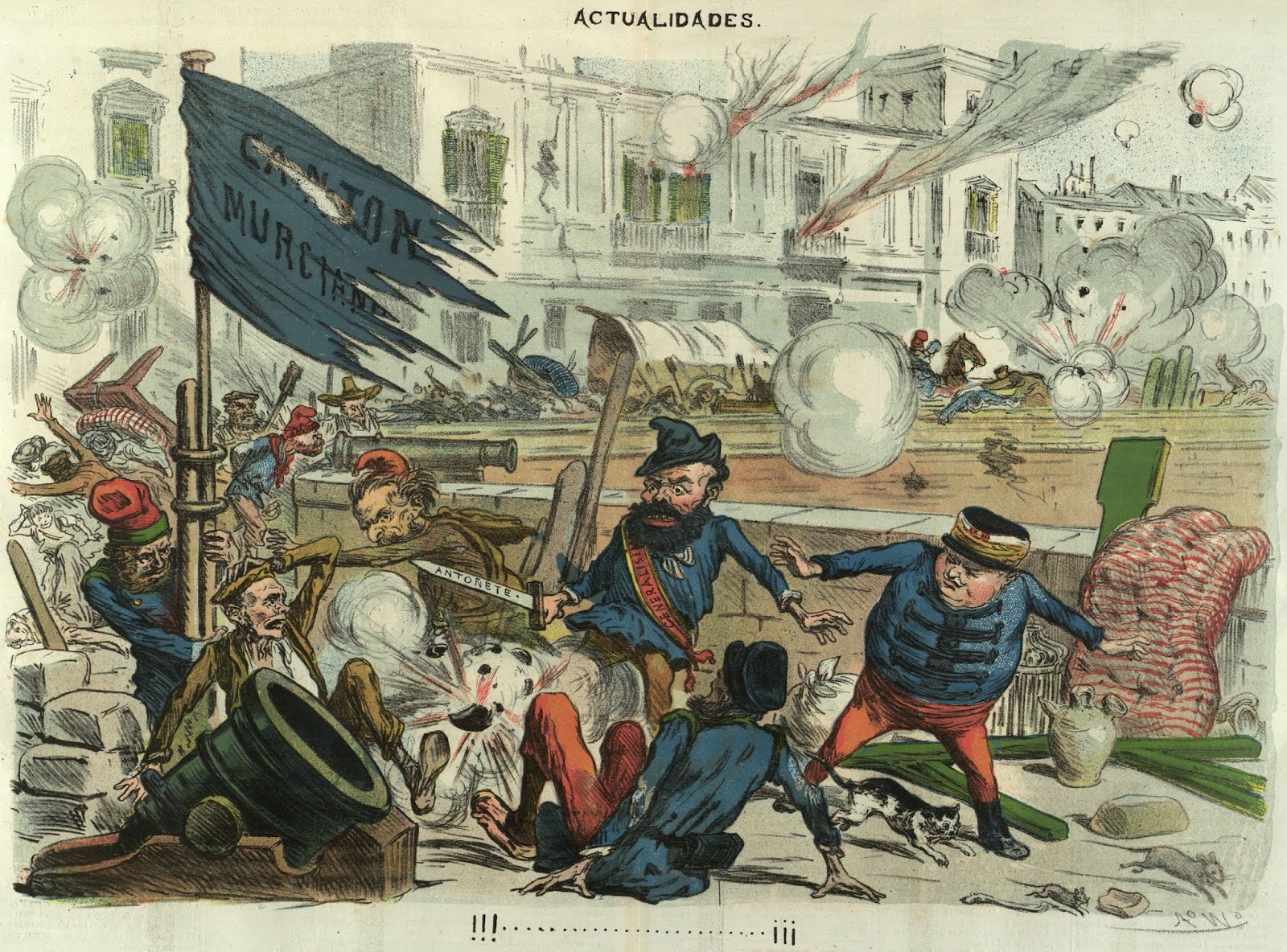 Casa de Gálvez El Cantón de Cartagena desde la prensa satírica.