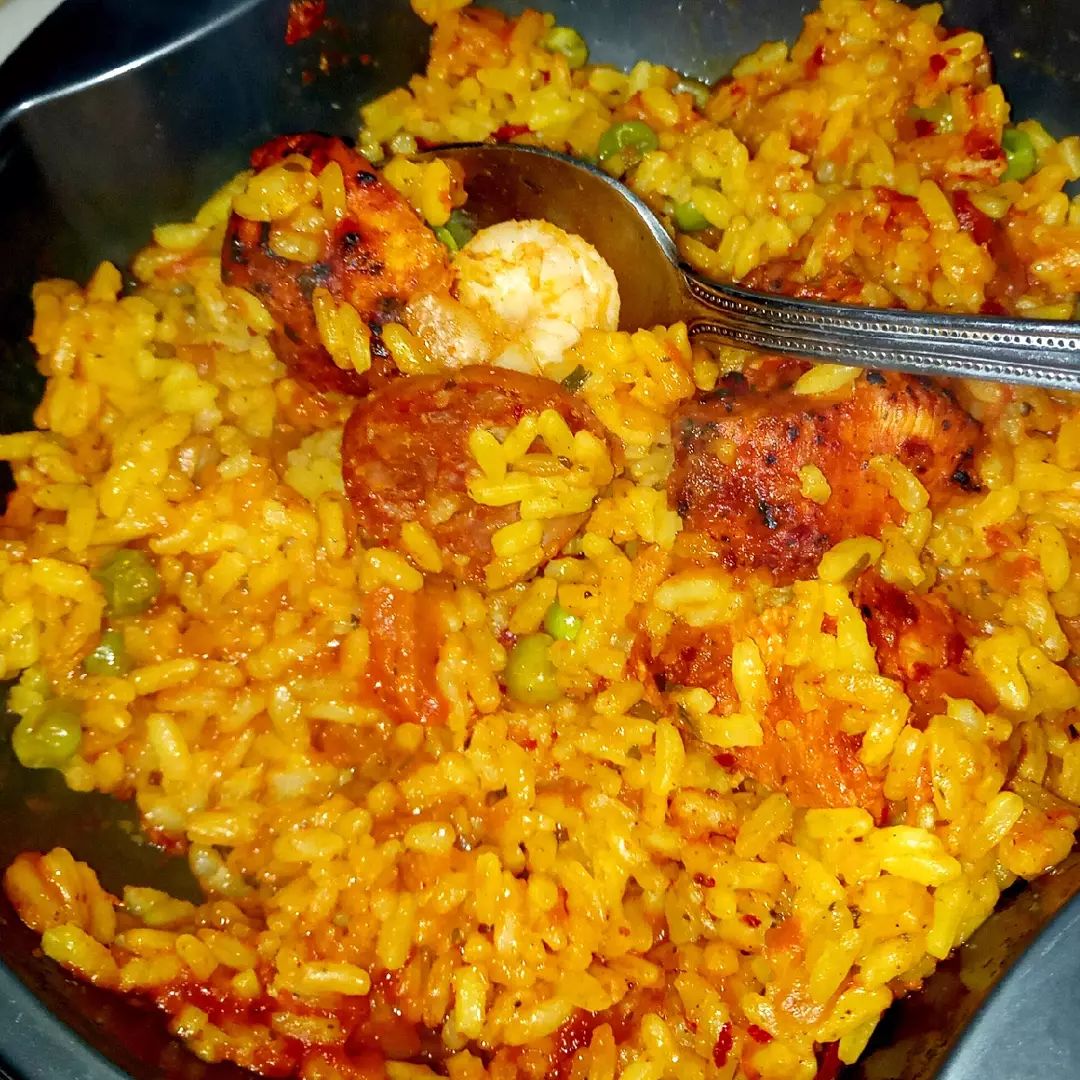 Supersupergirl's Food Reviews Tesco finest chicken, prawn and, Chorizo