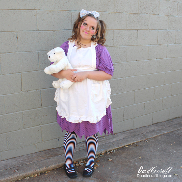 Creepy Porcelain Baby Doll Costume DIY