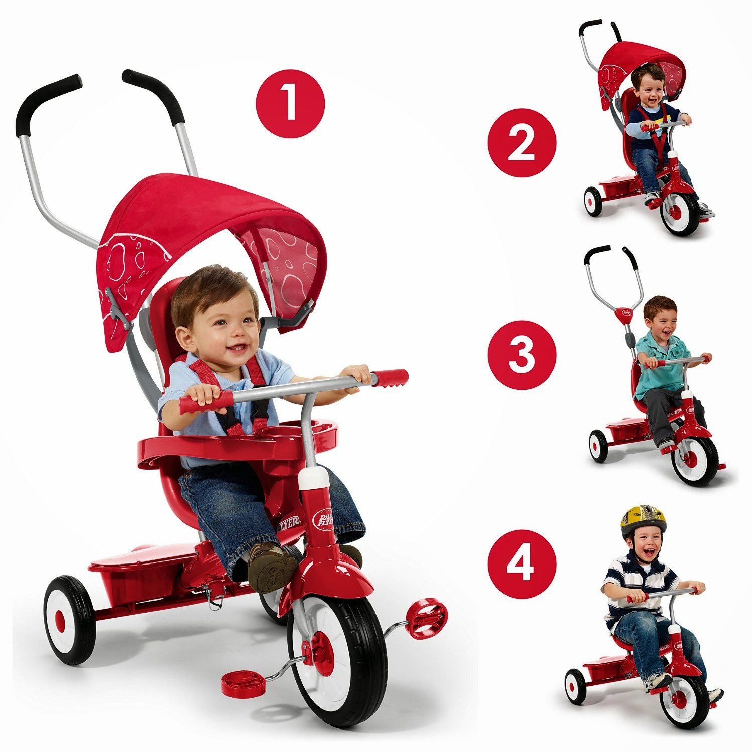 Radio Flyer 4-in-1 Trike, picture, image, review features and specifications