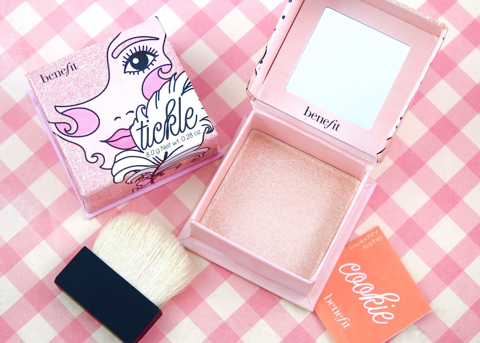 Benefit Cosmetics | Cookie Highlighter & Tickle Highlighter: Review and Swatches