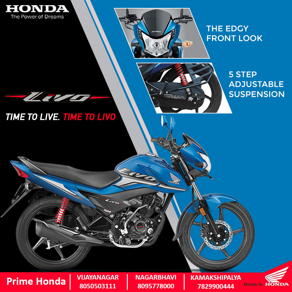 Prime Honda: Honda Livo - Live Life Livo Style