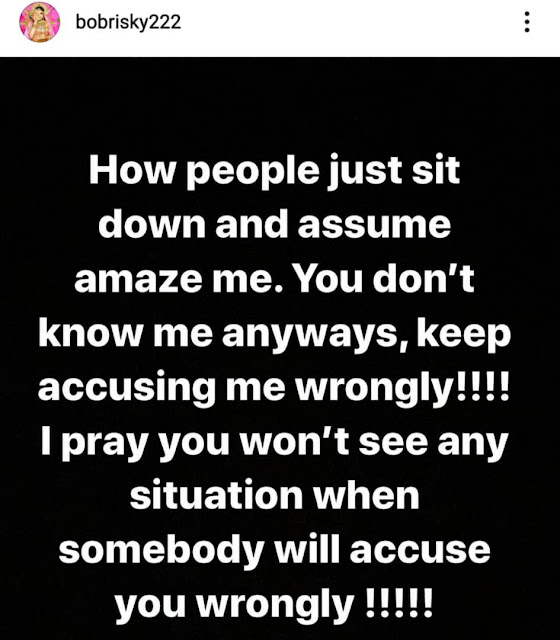 James Brown reacts after his IG account has been deactivated after his Fight With Bobrisky (Watch video)
