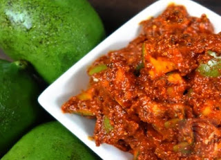 African Indian Green Mango Pickle Recipe