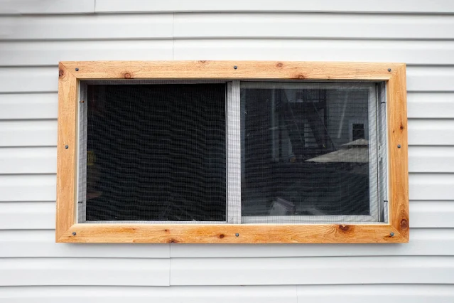 cedar wood frame diy framing garage window