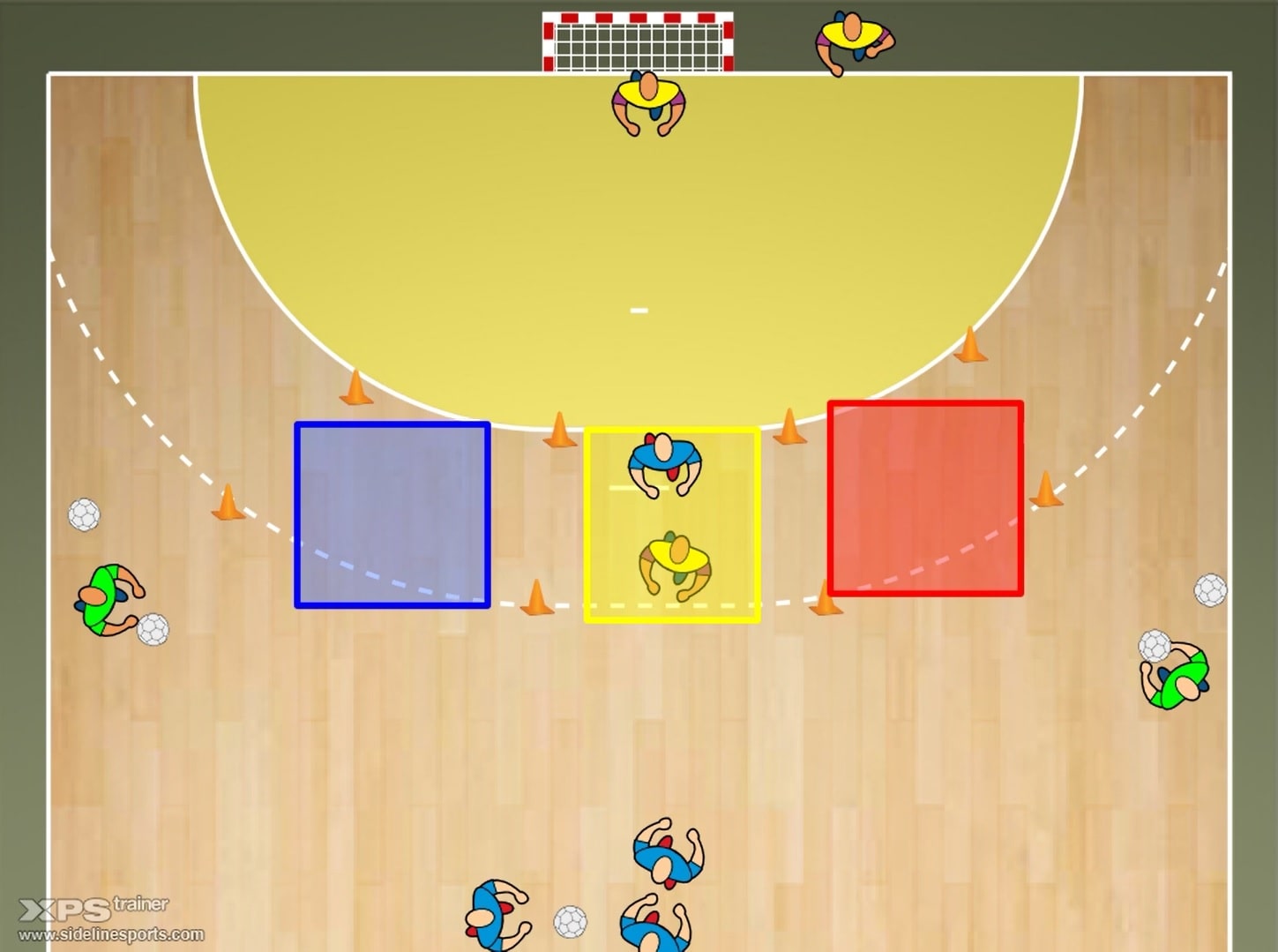 Entrenamiento de handball 20 ejercicios de DEFENSA 1c1 para balonmano