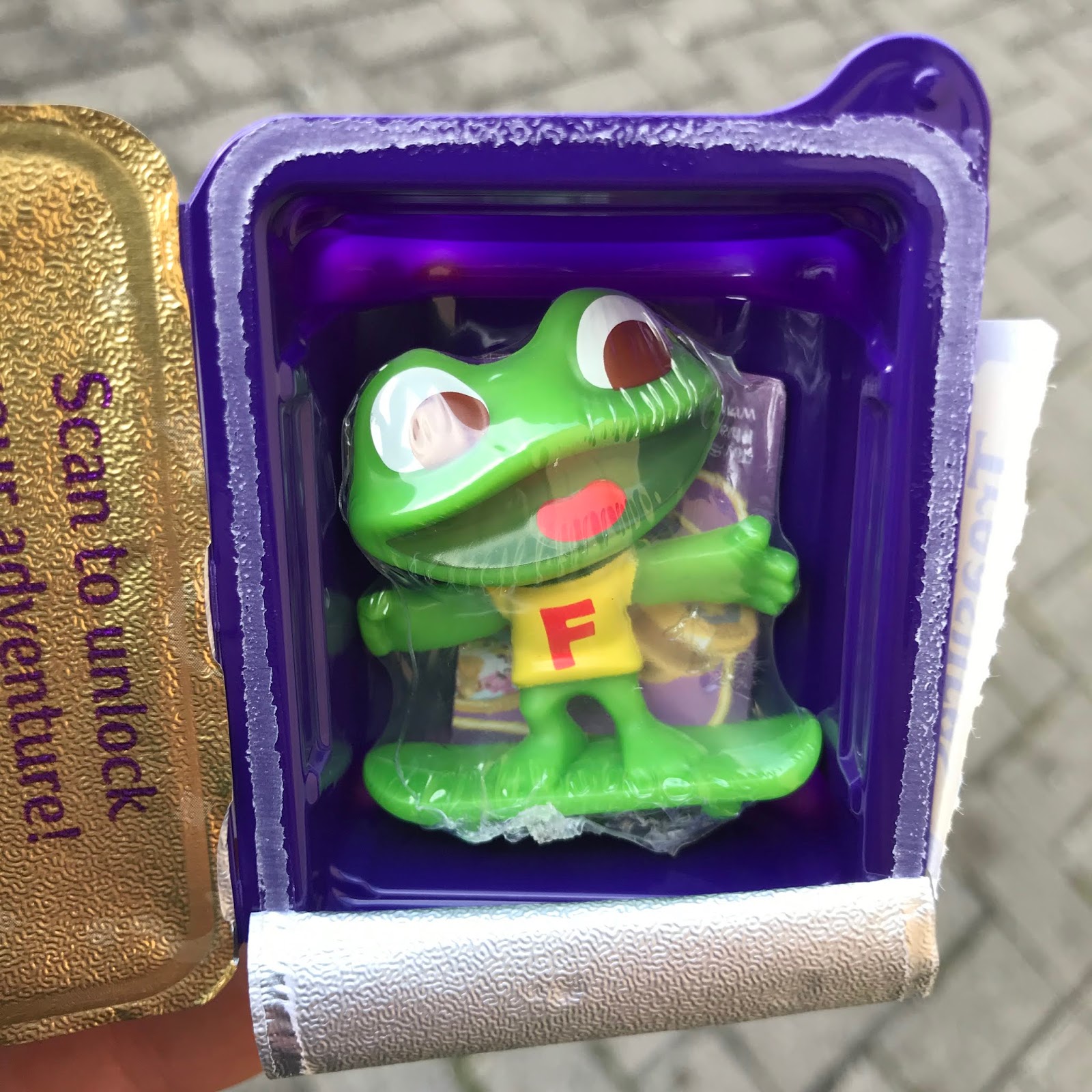 freddo easter egg with toy